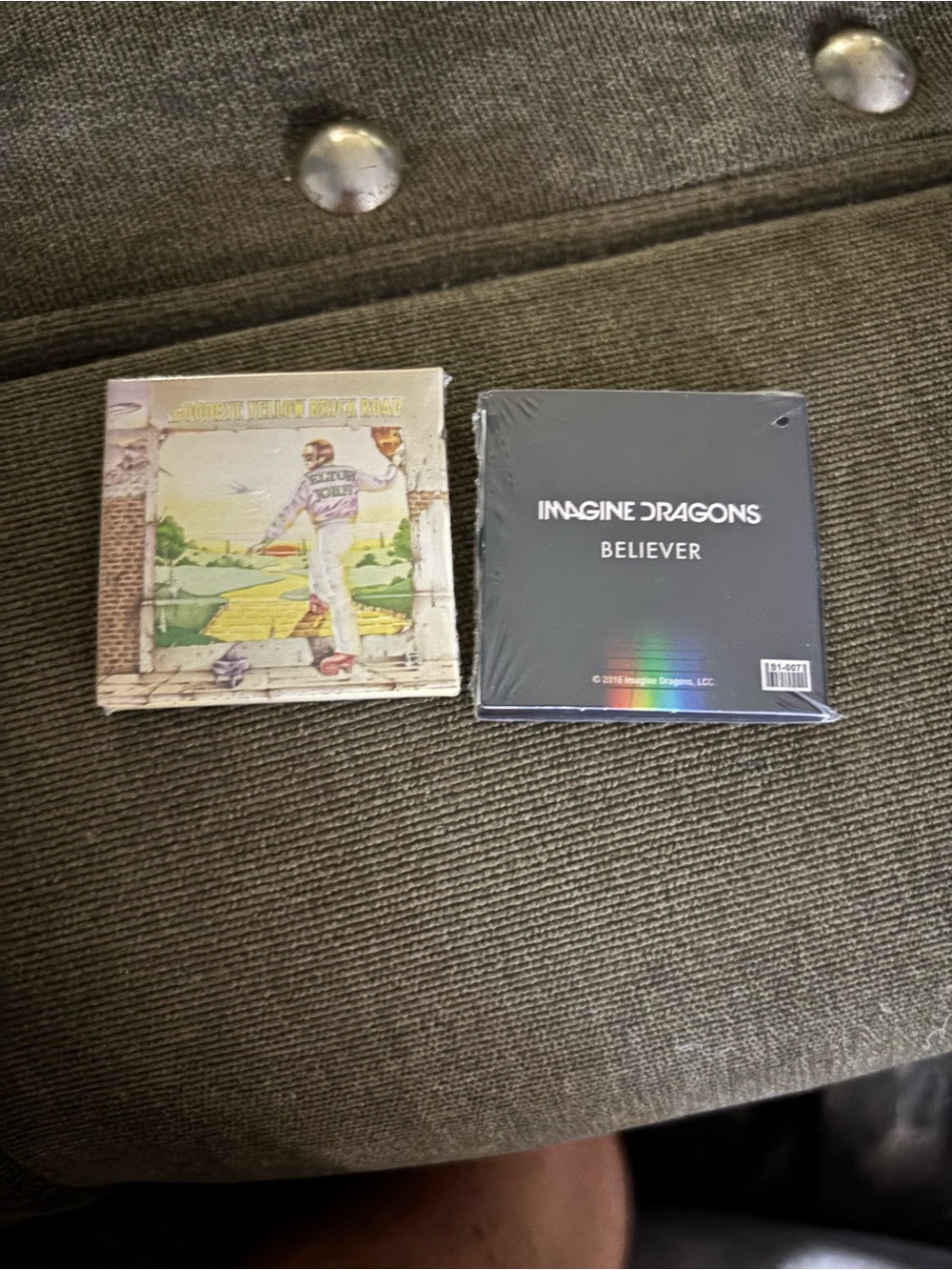 Imagine Dragons 'Believer' and Elton John yellow brick road minverse vinyls new